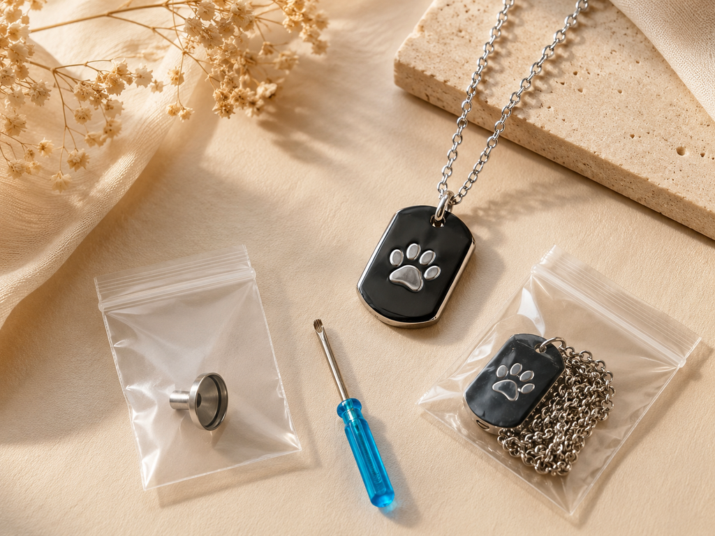 Bijou souvenir pour cendres d’animal – photo produit 3