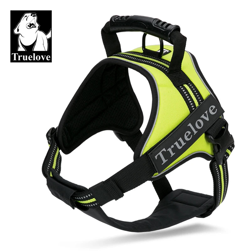 Truelove Dog Harness No-Pull Reflective Stitching Ensure Two Ways Using Explosion-proof Outdoor Adventure Big Dog Puppy TLH5753