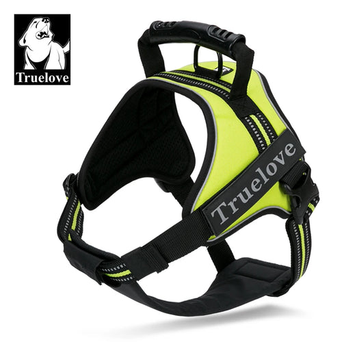 Truelove Dog Harness No-Pull Reflective Stitching Ensure Two Ways Using Explosion-proof Outdoor Adventure Big Dog Puppy TLH5753