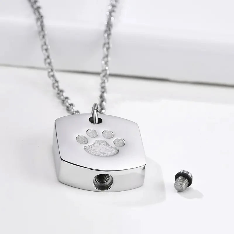 💫💫Bijou de crémation Collier urne funéraire Noire / grise💫💫