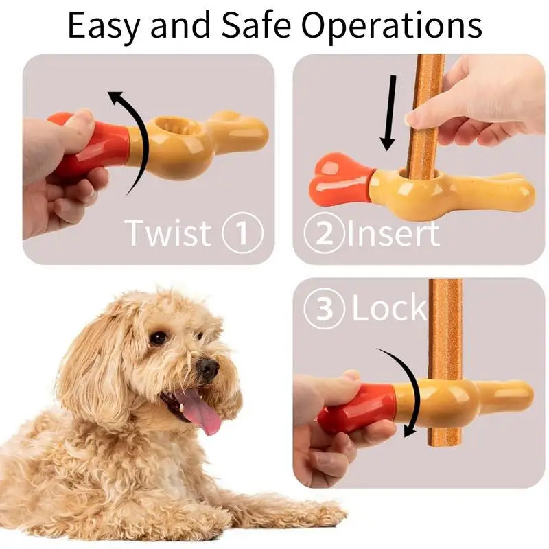 Jouet support à friandises pour chiens / Anti étouffements