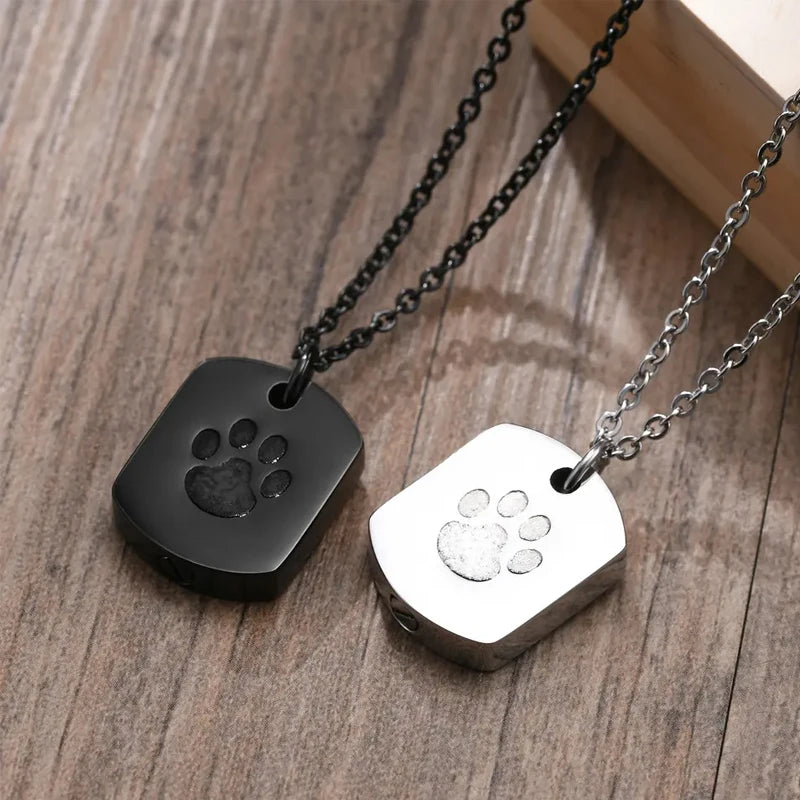 💫💫Bijou de crémation Collier urne funéraire Noire / grise💫💫