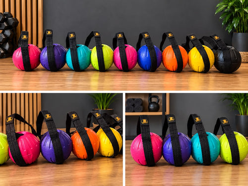 Balles pour chien Gendji’s multicolores avec sangle et poignée