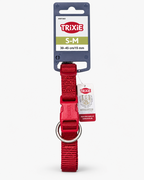 Collier TRIXIE rouge S–M, 30–45 cm, largeur 15 mm