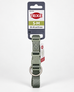 Collier TRIXIE vert-kaki S–M, 30–45 cm, largeur 15 mm