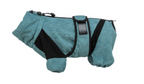 Peignoir et combinaison TRIXIE pour chien coloris pétrole vue produit
